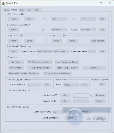 Canon Service Tool V.6210