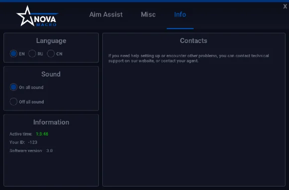 [NovaMacro] FragPunk Aim Assist GLOBAL