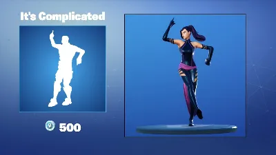 ⭐ Fortnite - It&acute;s Complicated Emote DLC Epic Games Key