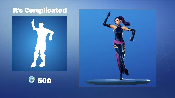 ⭐ Fortnite - It´s Complicated Emote DLC Epic Games Key