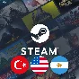 💳 Steam Recharge Code Turkey | Argentina 5-100 USD 💳