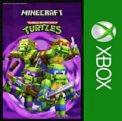 ☑️⭐Minecraft Teenage Mutant Ninja Turtles XBOX⭐☑️