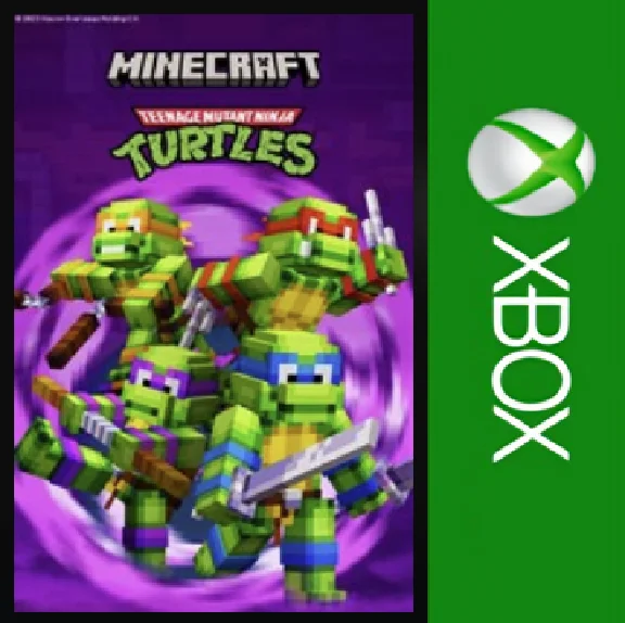 ☑️⭐Minecraft Teenage Mutant Ninja Turtles XBOX⭐☑️