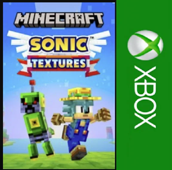 ☑️⭐Minecraft Sonic Texture Pack XBOX⭐Buy it u⭐☑️