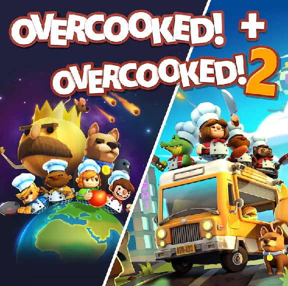 Overcooked! + Overcooked! 2 (PS4/PS5/EN) Offline
