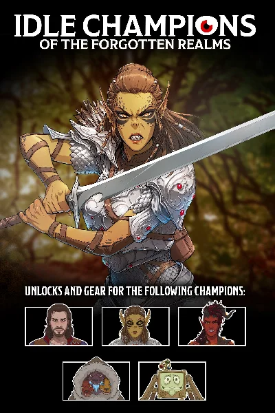 🟢 Idle Champions Five Free Champions Lae´zel´s🟢XBOX🟢
