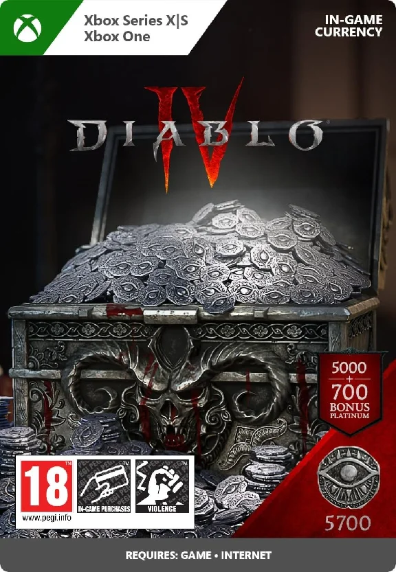 Diablo IV Xbox Platinum 500 - 11500