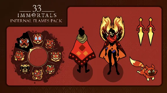 ☑️⭐33 Immortals - Infernal Flames Pack XBOX⭐☑️.