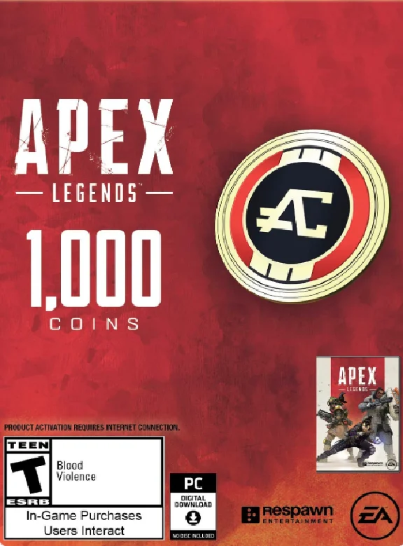 Key Apex Legends 1000 COINS (EA App) PC 🔴No fee/Global
