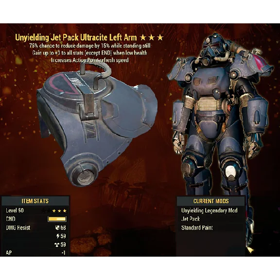 Unyielding Power Armor (Excavator/Ultracite/T-60) PC