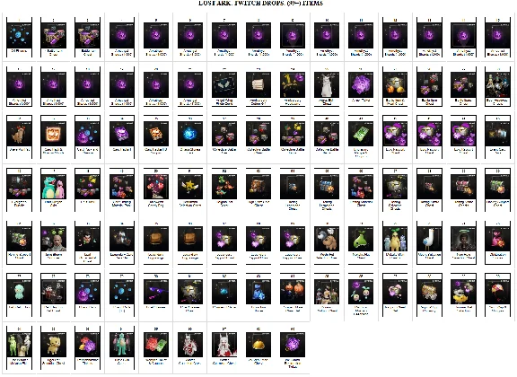 🔥 Lost Ark ✦ TWITCH DROPS ✦99+ SKINS / ITEMS + GIFT 🎁