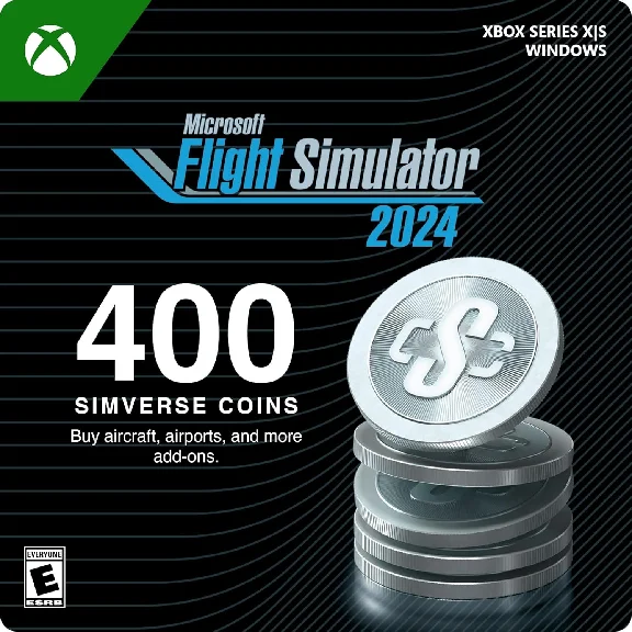 Microsoft Flight Simulator 2024 Simverse Coins 40 - 400