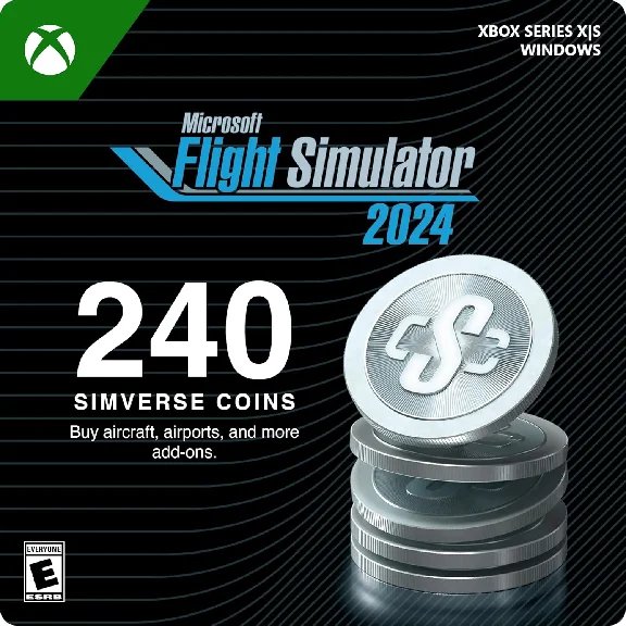 Microsoft Flight Simulator 2024 Simverse Coins 40 - 400