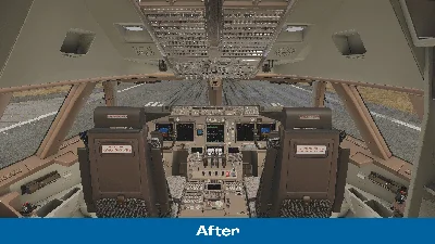✈️ SSG 747-8 8K Cockpit & PBR Textures by Azrsim | XP12
