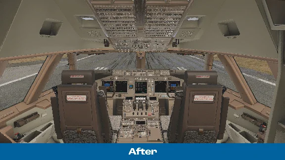 ✈️ SSG 747-8 8K Cockpit & PBR Textures by Azrsim | XP12