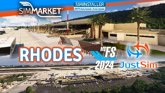 🛫 LGRP Rhodes Airport by JustSim | MSFS 2024