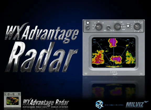 🌦️ WX Advantage Radar by Milviz | MSFS, P3D