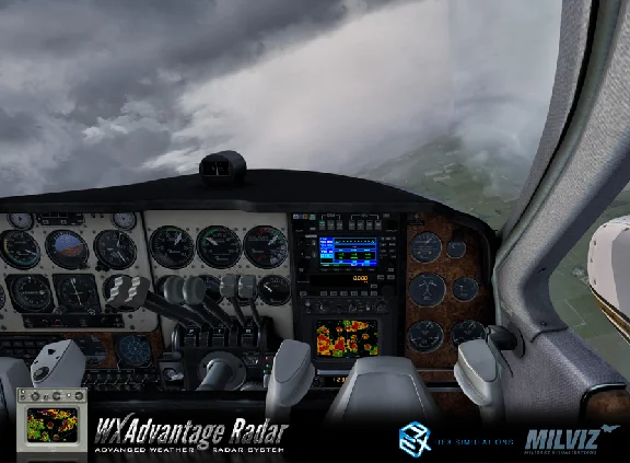 🌦️ WX Advantage Radar by Milviz | MSFS, P3D