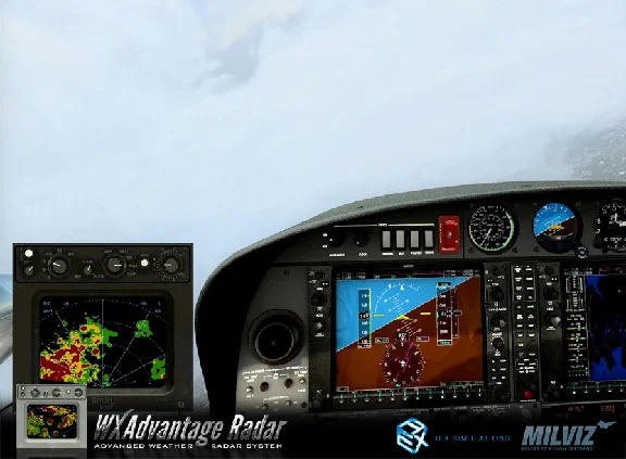 🌦️ WX Advantage Radar by Milviz | MSFS, P3D