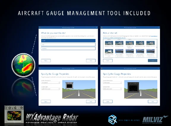 🌦️ WX Advantage Radar by Milviz | MSFS, P3D