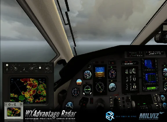 🌦️ WX Advantage Radar by Milviz | MSFS, P3D