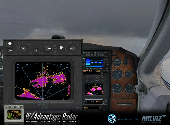 🌦️ WX Advantage Radar by Milviz | MSFS, P3D