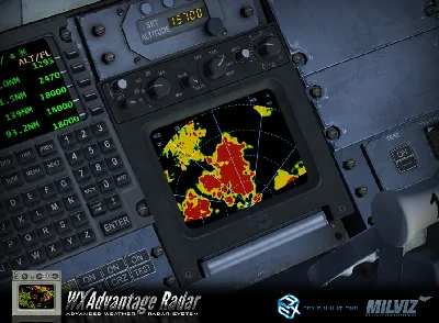 🌦️ WX Advantage Radar by Milviz | MSFS, P3D