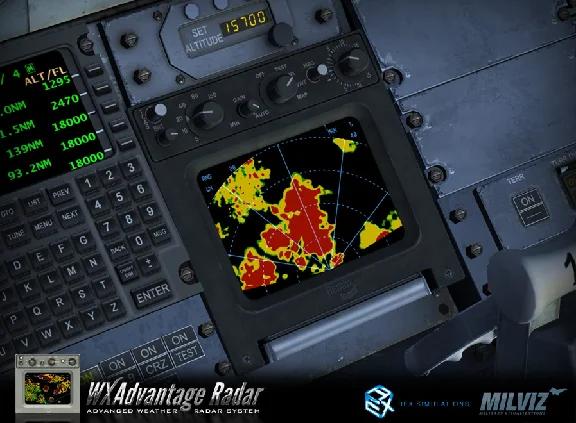 🌦️ WX Advantage Radar by Milviz | MSFS, P3D