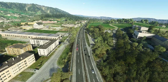 🏢 Switzerland & Austria HD Roads | MSFS