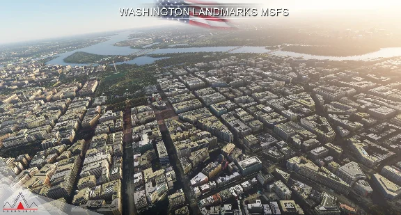 🏢 Washington DC Landmarks & Scenery Pack | MSFS