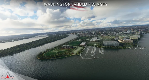 🏢 Washington DC Landmarks & Scenery Pack | MSFS