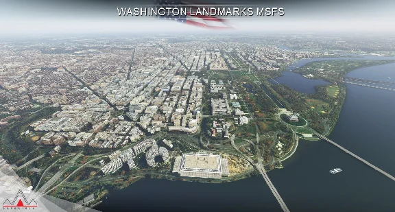 🏢 Washington DC Landmarks & Scenery Pack | MSFS