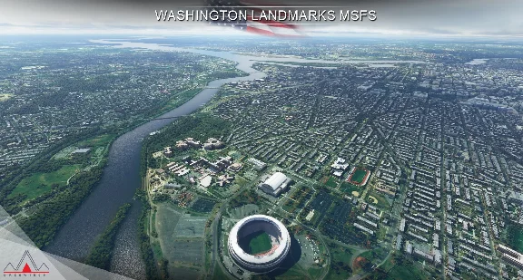 🏢 Washington DC Landmarks & Scenery Pack | MSFS