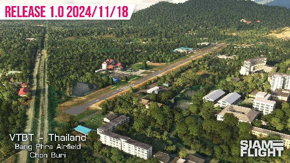 🛫 VTBT Bang Phra Airfield by SiamFlight | MSFS