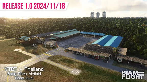 🛫 VTBT Bang Phra Airfield by SiamFlight | MSFS