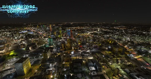 🌦️ Atlanta Night Light Enhanced | MSFS