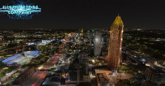 🌦️ Atlanta Night Light Enhanced | MSFS