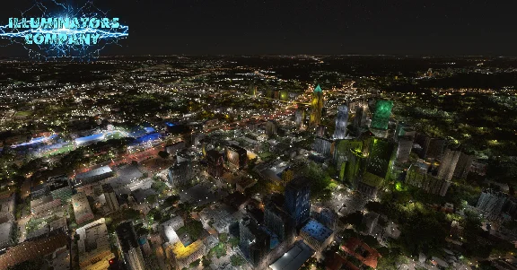 🌦️ Atlanta Night Light Enhanced | MSFS