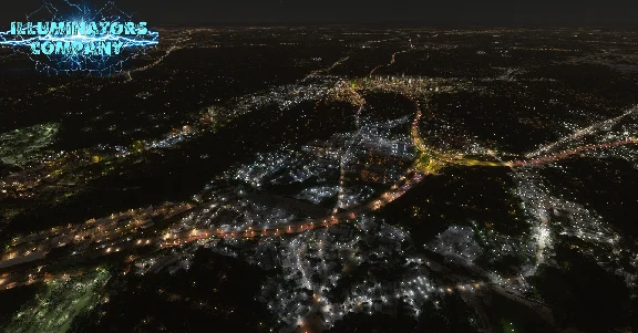 🌦️ Atlanta Night Light Enhanced | MSFS