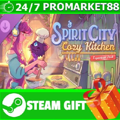 ⭐️ Spirit City Lofi Sessions Cozy Kitchen DLC STEAM GIF