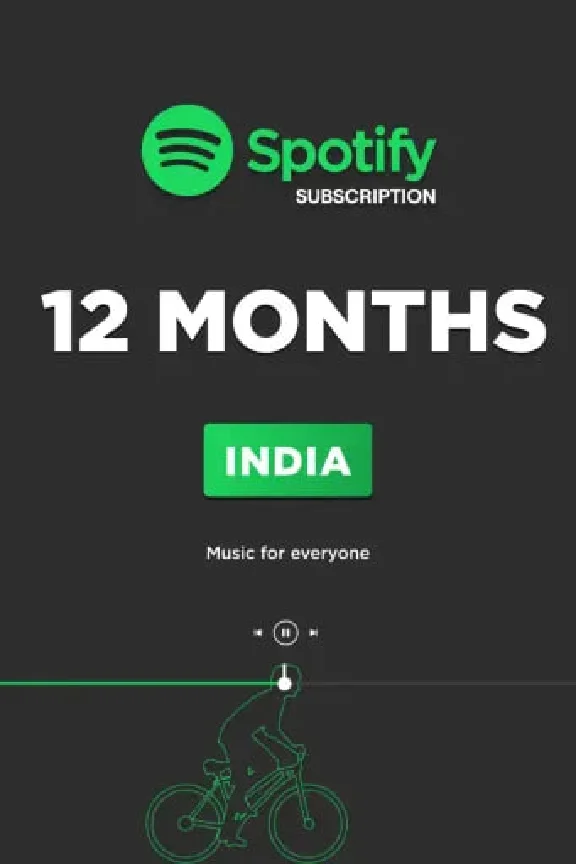 Spotify 🇮🇳 India 12 Months 🔥Gift Card🔥🚀AUTO🚀