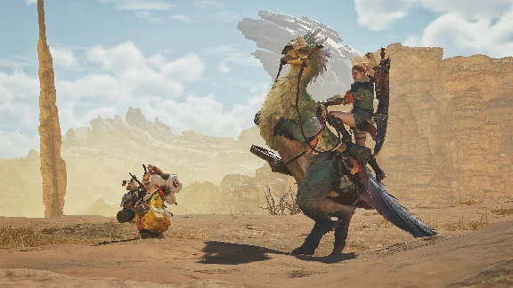 ⭐️ Monster Hunter Wilds Gesture Rearing To Go STEAM GIF