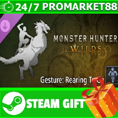 ⭐️ Monster Hunter Wilds Gesture Rearing To Go STEAM GIF