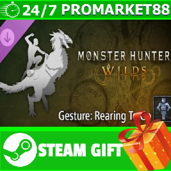 ⭐️ Monster Hunter Wilds Gesture Rearing To Go STEAM GIF