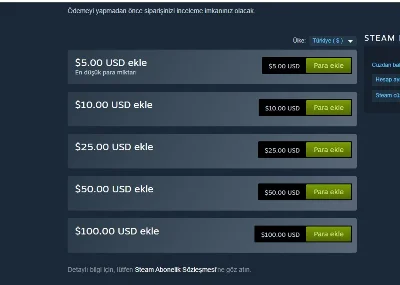 💎STEAM WALLET TOP-UP TURKEY (USD)✅(FAST) 💎