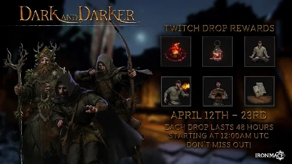 Dark and darker Seaon 6 twitch drop 6 items