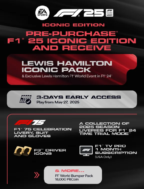 F1 25. Iconic Edition | AUTO+LOGIN:PASS | OFFLINE🔥