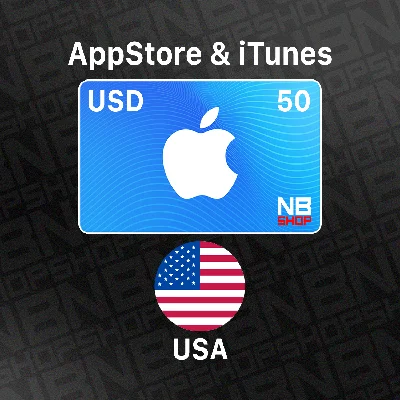 ❇️ Карта пополнения Apple iTunes 50$ USD (USA) США