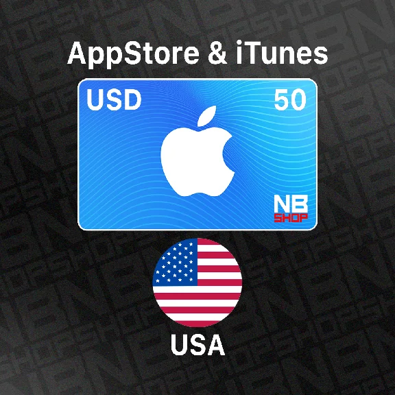 ❇️ Карта пополнения Apple iTunes 50$ USD (USA) США