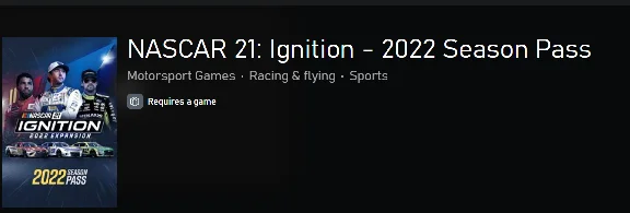 NASCAR 21: IGNITION - 2022 SEASON PASS❗XBOX 🔑KEY❗